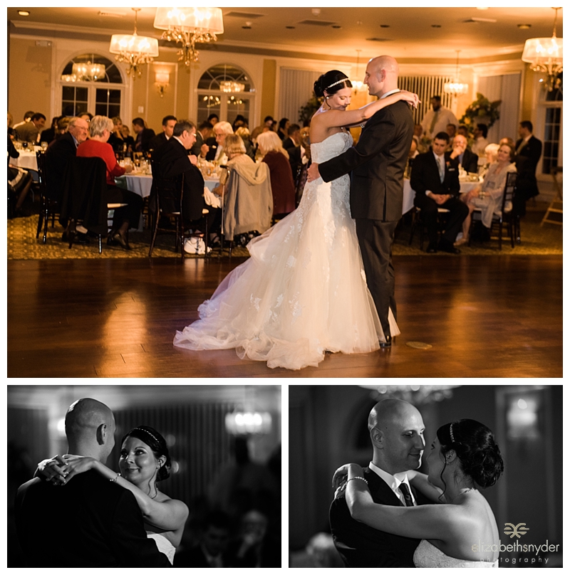 Bride and groom share their first dance in Buffalo, NY